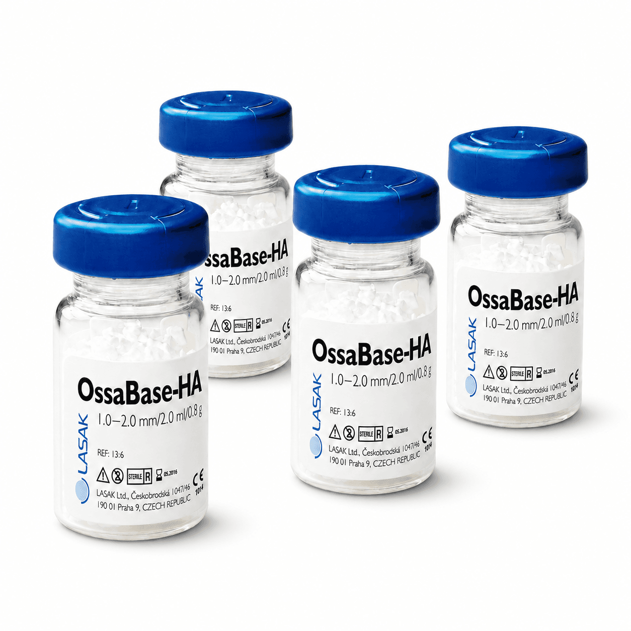 OssaBase-HA produkt — lahvičky