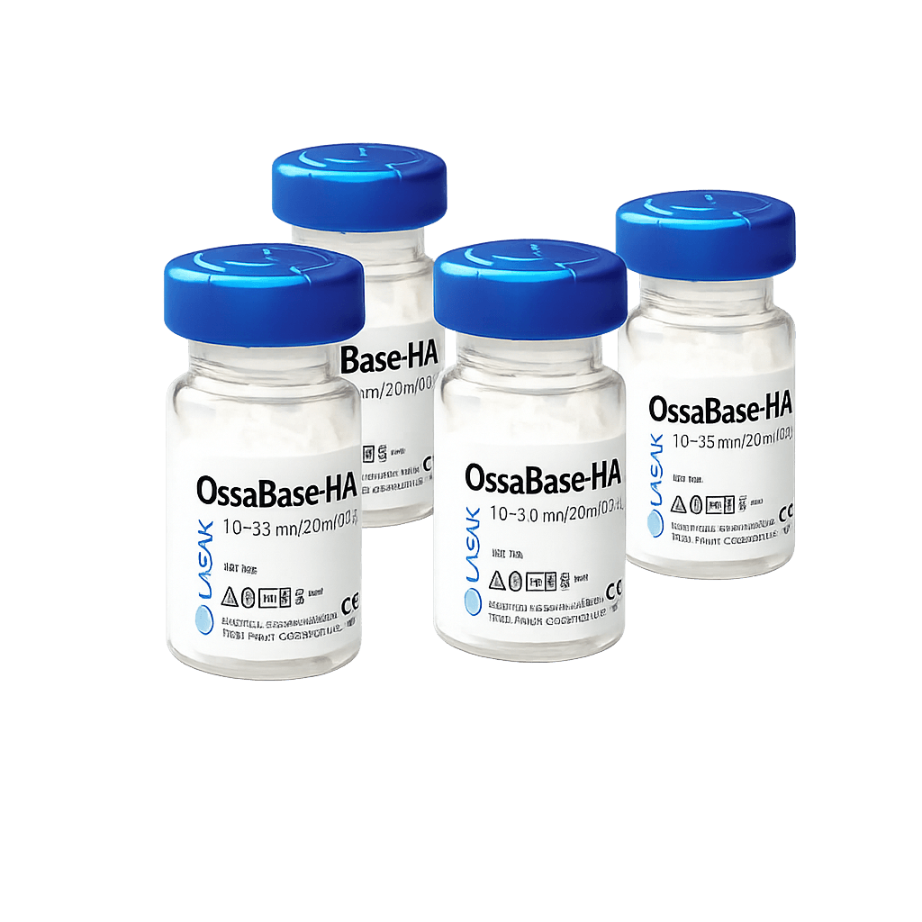 OssaBase-HA produkt — lahvičky